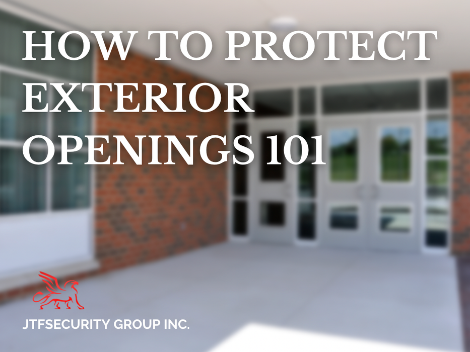 How to Protect Exterior Openings 101