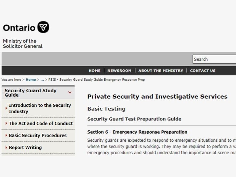 Private Security and Investigative Services