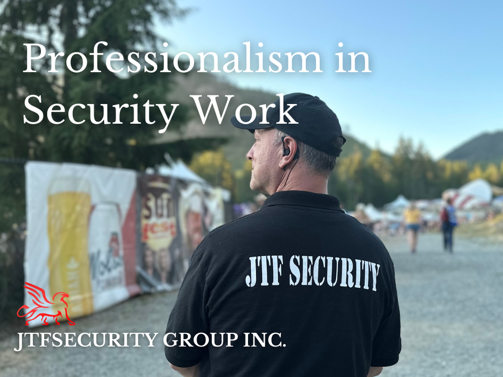 Professionalism in Security Work