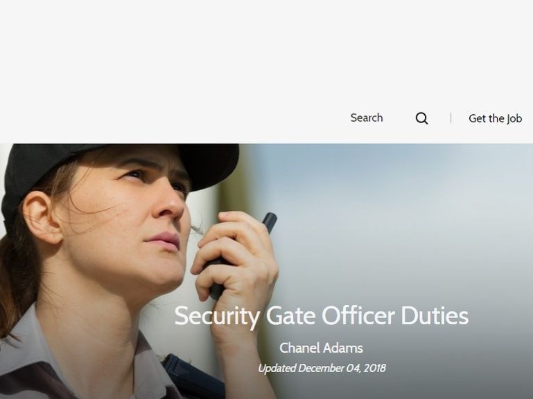 Security Gate Officer Duties